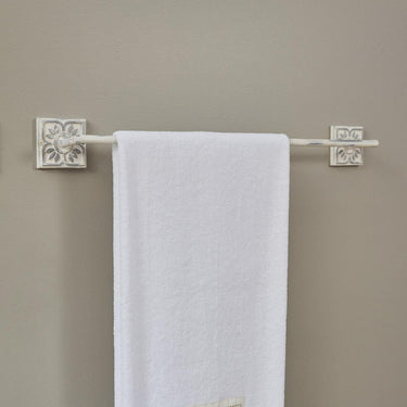 Distressed Tile Towel Bar 24